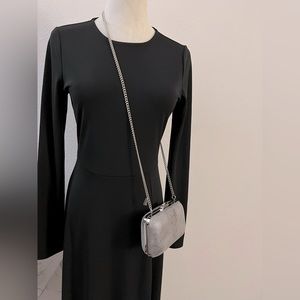 Nine west evening clutch bag with sling chain